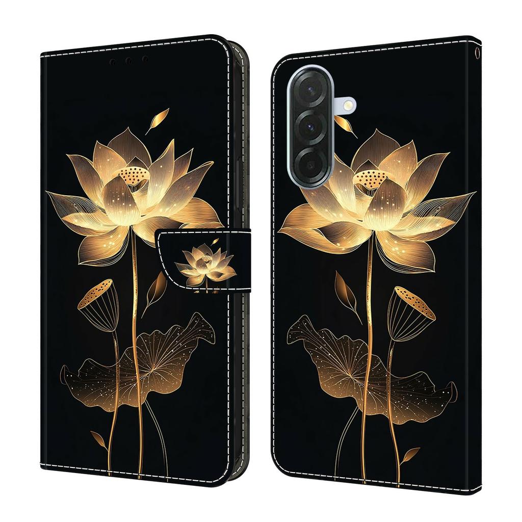 For Samsung Galaxy A56 5G / A36 5G Wallet Case Foldable Stand Pattern Printing Leather Flip Phone Cover