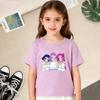 T-Shirts Girls Children's Girl Cartoon Printed Casual T-Shirt T Fashion Comfortable Short Sleeve Children's Clothing Top
