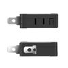 12Pcs Useful 125V/250V 16A SPDT Snap Action Button Black Connector Actuator Micro Limit Switch Microwave Oven Door