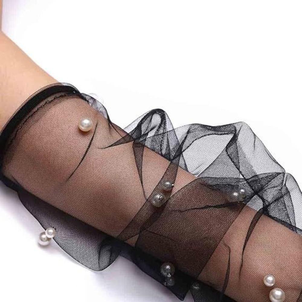 Pearl Bridal Gown Mittens Long Evening Prom Decor New Performance Gloves Clothing Accessories