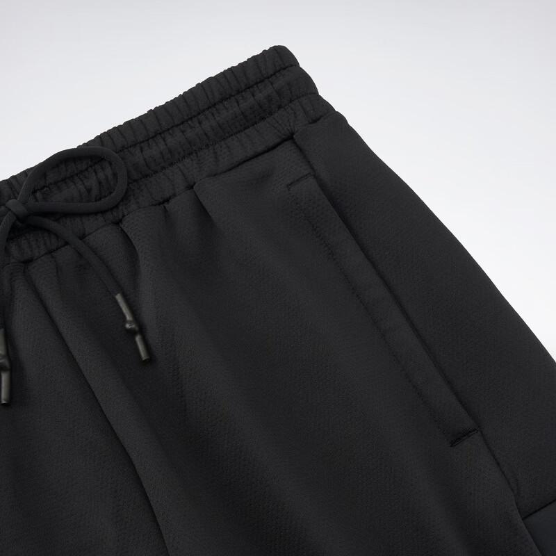 Reebok Шорты Beats, однотонные, трикотажные, свободные, повседневные, шорты унисекс, черные 23RCS625U001