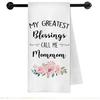 Nani Grandma Godmother Gifts Kitchen Towels, God Mother Gifts for Women Dish Tea Towels, The Best Nani Get Promoted to Godmother Decorative Hand