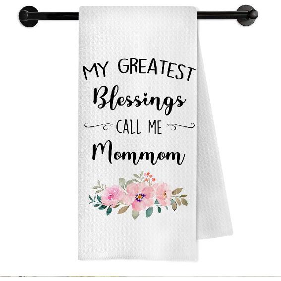Nani Grandma Godmother Gifts Kitchen Towels, God Mother Gifts for Women Dish Tea Towels, The Best Nani Get Promoted to Godmother Decorative Hand