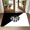 Valencia FC Design Crystal Velvet Rug Soft Decorative Mat for Bedroom Entrance