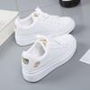 Women Casual Shoes New Spring White Sneakers Breathable Flower Lace-Up Women Sneakers Women Shoes Fashion Embroidered