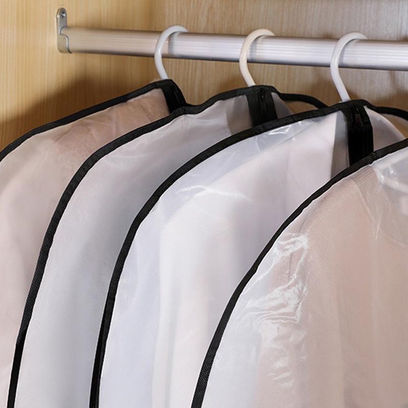 1PC Clothes Hanging Garment Suit Coat Dust Cover Home Storage Bag Pouch Case Organizer Wardrobe Hanging Clothing