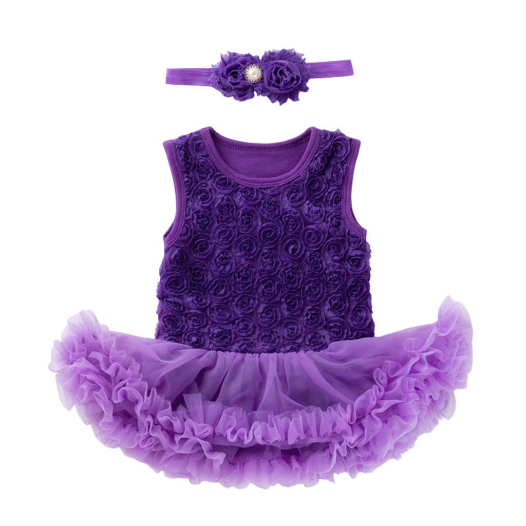 Летнее детское розовое платье принцессы без рукавов для девочек, однотонное, милое платье принцессы