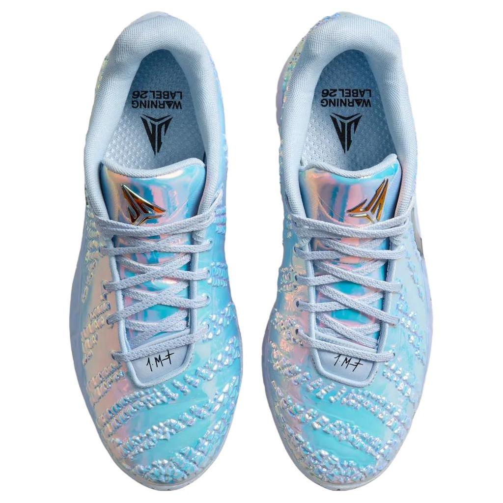 Nike Ja 3 Morant III LX EP Предупреждающая этикетка Удобная посадка Баскетбольные кроссовки Мужские кроссовки Ледяно-голубой IB6510-400