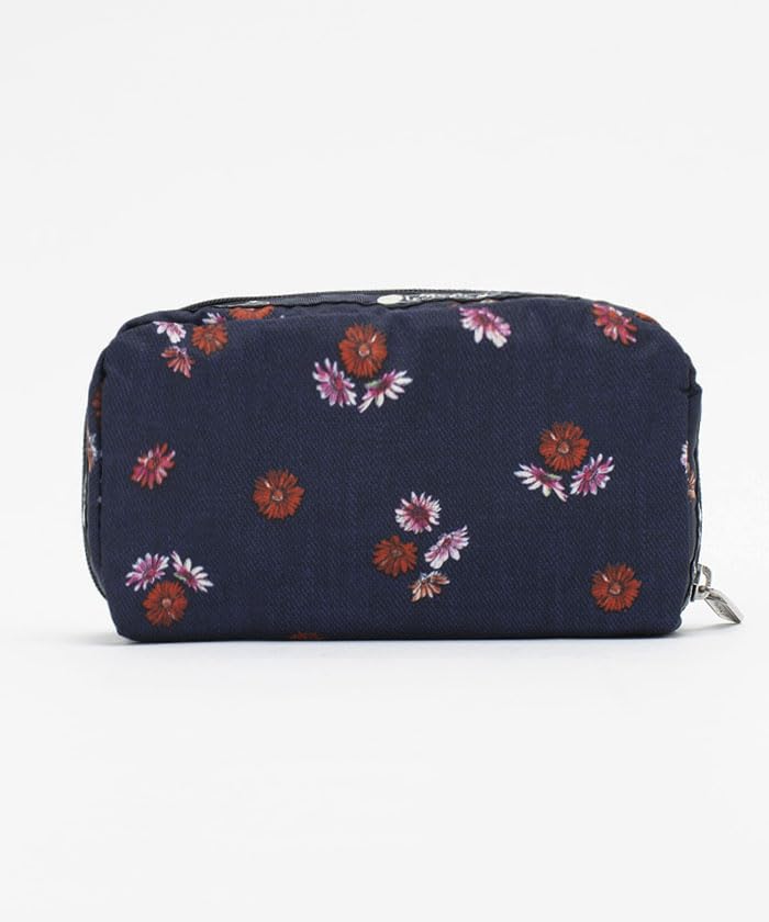 Pouch RECTANGULAR Denim Daisy [LeSportsac] [Official] COSMETIC/6511