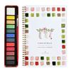 With Color Palette 12 Colors Watercolor Paint Set Watercolor Paint Book  for Kids Adults Teens