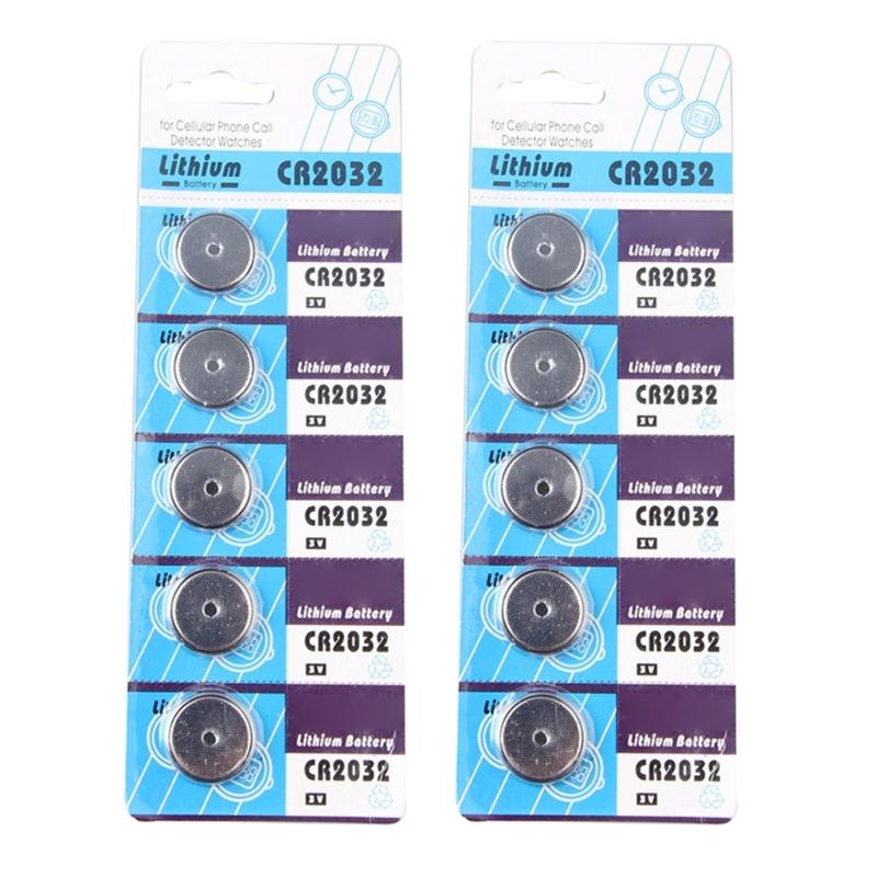 5/10 шт. 3 В CR2032 литиевая кнопочная батарейка-таблетка для часов, батарейки для игрушечных часов, калькуляторы с дистанционным управлением