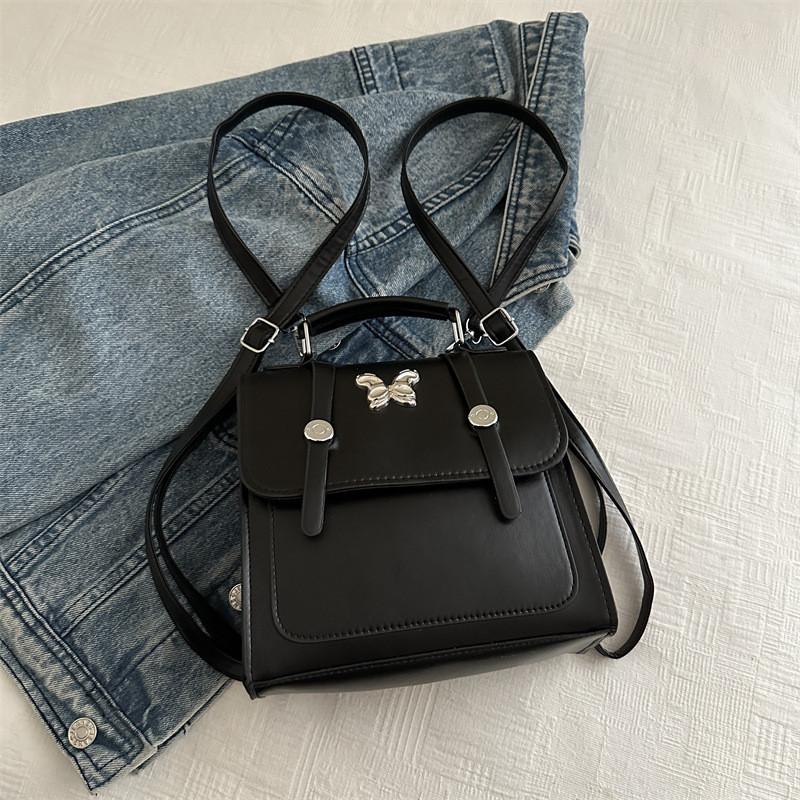 Trendy 2024 Summer Women's Fashionable Casual Backpack Stylish Pu Material Backpack