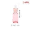 Флаконы-капельницы многоразовые 5-100 мл крышка цвета розы косметическая тара розовое стекло ароматерапия жидкая пипетка для эфирного массажа