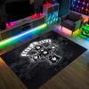 Guns N’ Roses Design Crystal Velvet Carpet Cozy Non?Slip Printed Rug For Bedroom Living Room Entrance