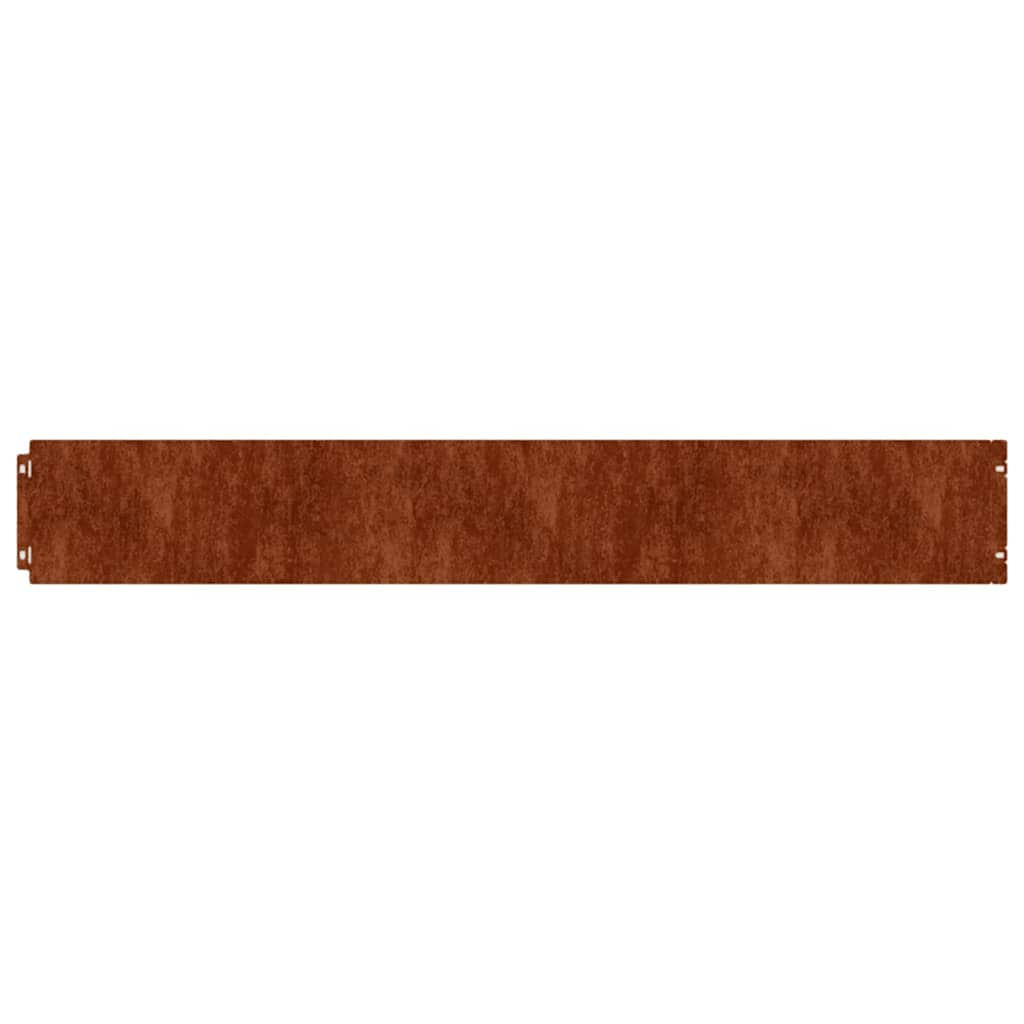 Lawn Edging 10 pcs 15 x 103 cm Flexible Corten Steel