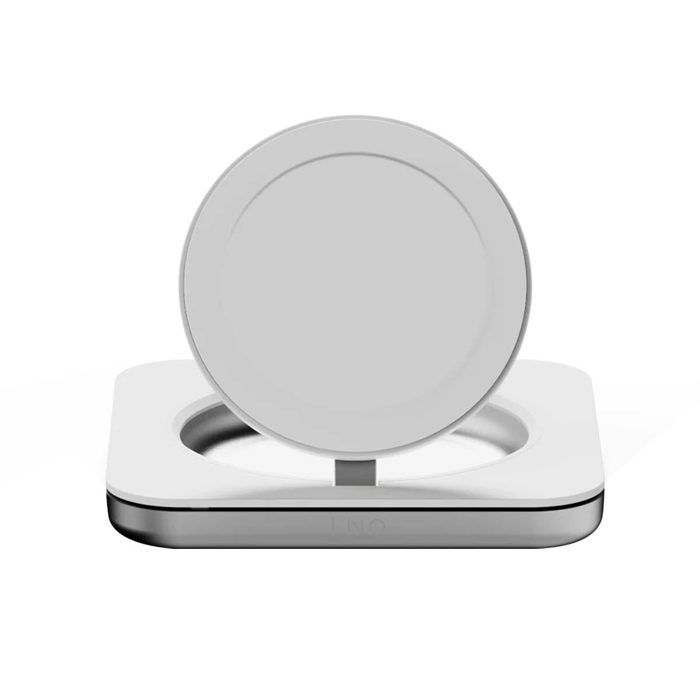 Station de charge sans fil - LNQ - 15W MagSafe & Qi - Aluminium - Support articulé vertical/horizontal