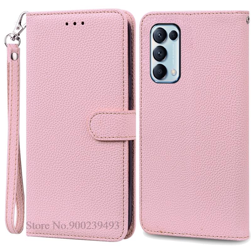 Для OPPO Find X3 Lite Чехол Мягкий Силиконовый Кошелек Кожаный Флип Чехол Для OPPO Find X3 Lite 5G Чехол-Книжка Чехол Чехол Fundas Shell