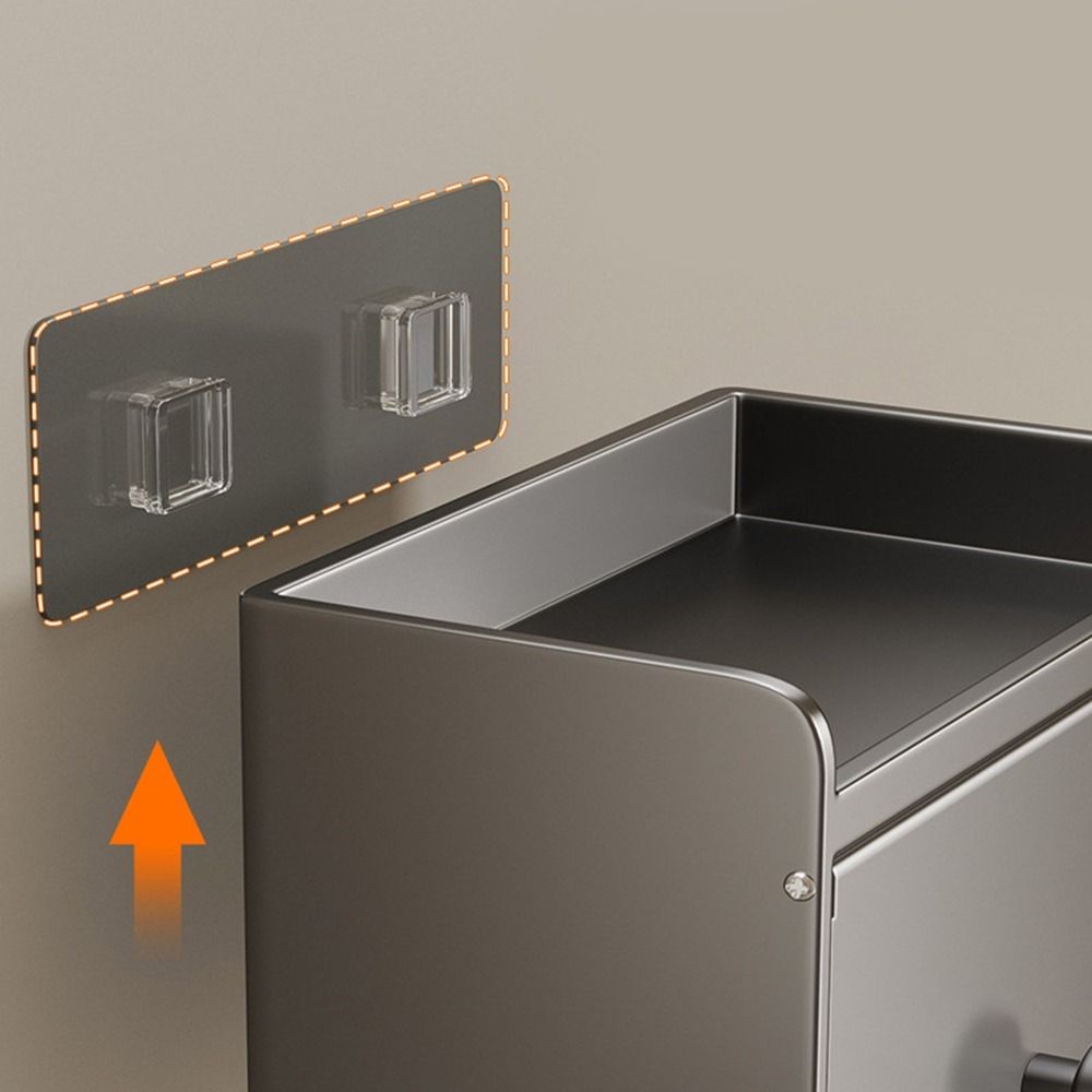 Wall Mounted Toilet Paper Holder Large Capacity Toilet Paper Container Draw Tissue Box Bathroom