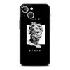 Мультяшная статуэтка Абстрактное искусство Чехол для телефона для iPhone 17 16 15 14 13 12 Pro Max 11 Pro Max 17 AIR Plus Ударопрочный Мягкий ТПУ Сумка
