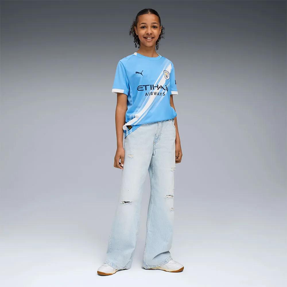 PUMA Manchester City Fc 25/26 Replica Home T-shirt Recycled Polyester Blue