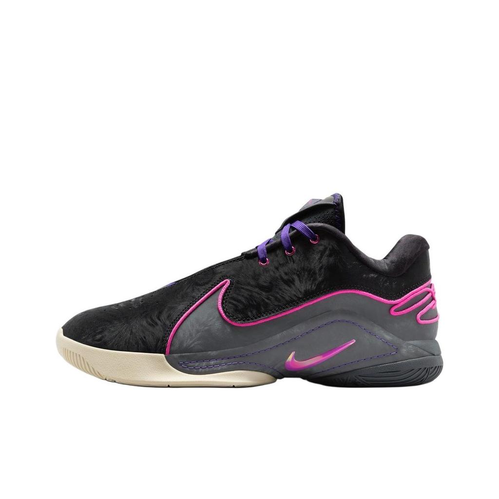 Nike LeBron 22 EP Blacklight Unisex Sneakers Dark-Grey Field-Purple Laser-Fuchsia FZ1095-001