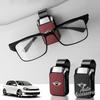 UWGK8 Car Visor Sunglasses Clip Goat Leather Magnetic Eyeglasses Holder Accessories For BMW Mini Cooper Clubman Countryman R55 R56 R57