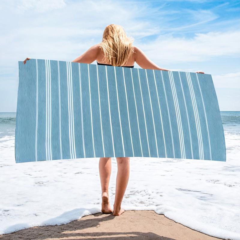 Ultra Absorbent Microfiber Beach Towel Quick Dry Printed Large Bath 90x180cm