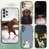 Чехол для телефона с мемами про кошек для Samsung Galaxy A20, A21s, A22, A31, A32, A52, A53, A72, 73, A80, мягкая черная крышка