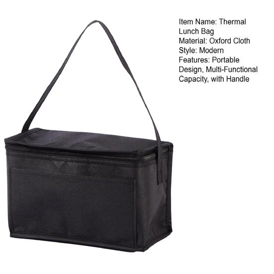 Термосумка для ланча, портативная термосумка, большая вместимость, складная, легкая, сумка-холодильник, принадлежности для кемпинга
