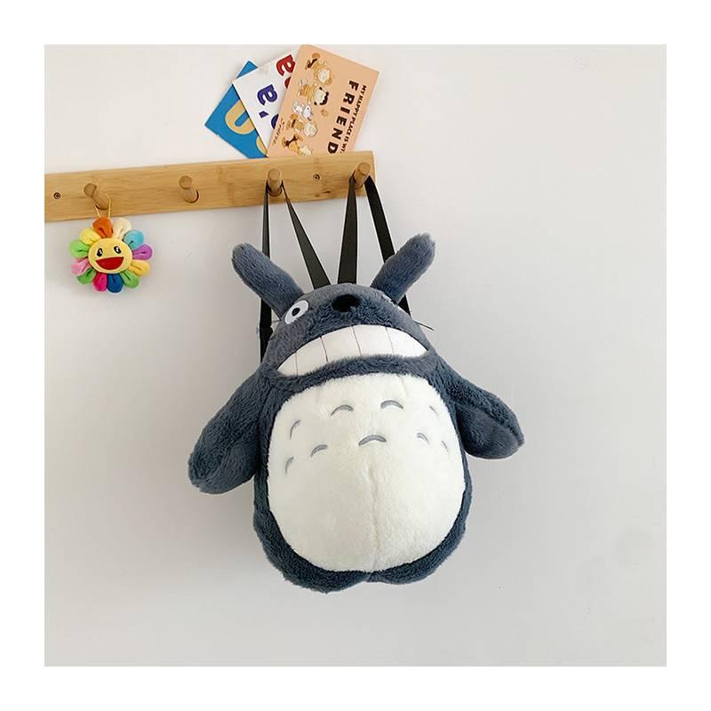 Милый плюшевый мультяшный рюкзак для девочек, большого размера с очаровательным дизайном кота-дракона с двойными плечевыми лямками