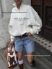 Autumn & Winter Versatile Lapel Half-Zip Comfy Oversized Hoodie