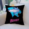 Игровой блогер MrBeast Наволочки Мультяшные Декоративные для Дивана Дома Двусторонние Короткий Плюш Милые Наволочки