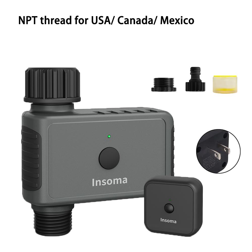 Insoma Wifi Автоматический таймер полива Удаленный таймер для полива сада Умная система полива Управление шлангом Поддержка Alexa