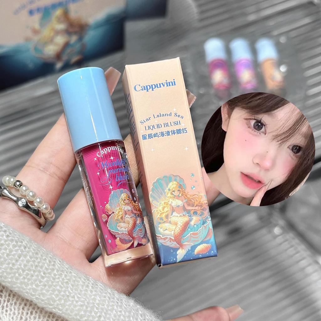 CAPPUVINI Vitality Монохромные жидкие румяна Увлажняющие Водянистые Легкие Жидкие Расширяющий Цвет Макияж Румяна