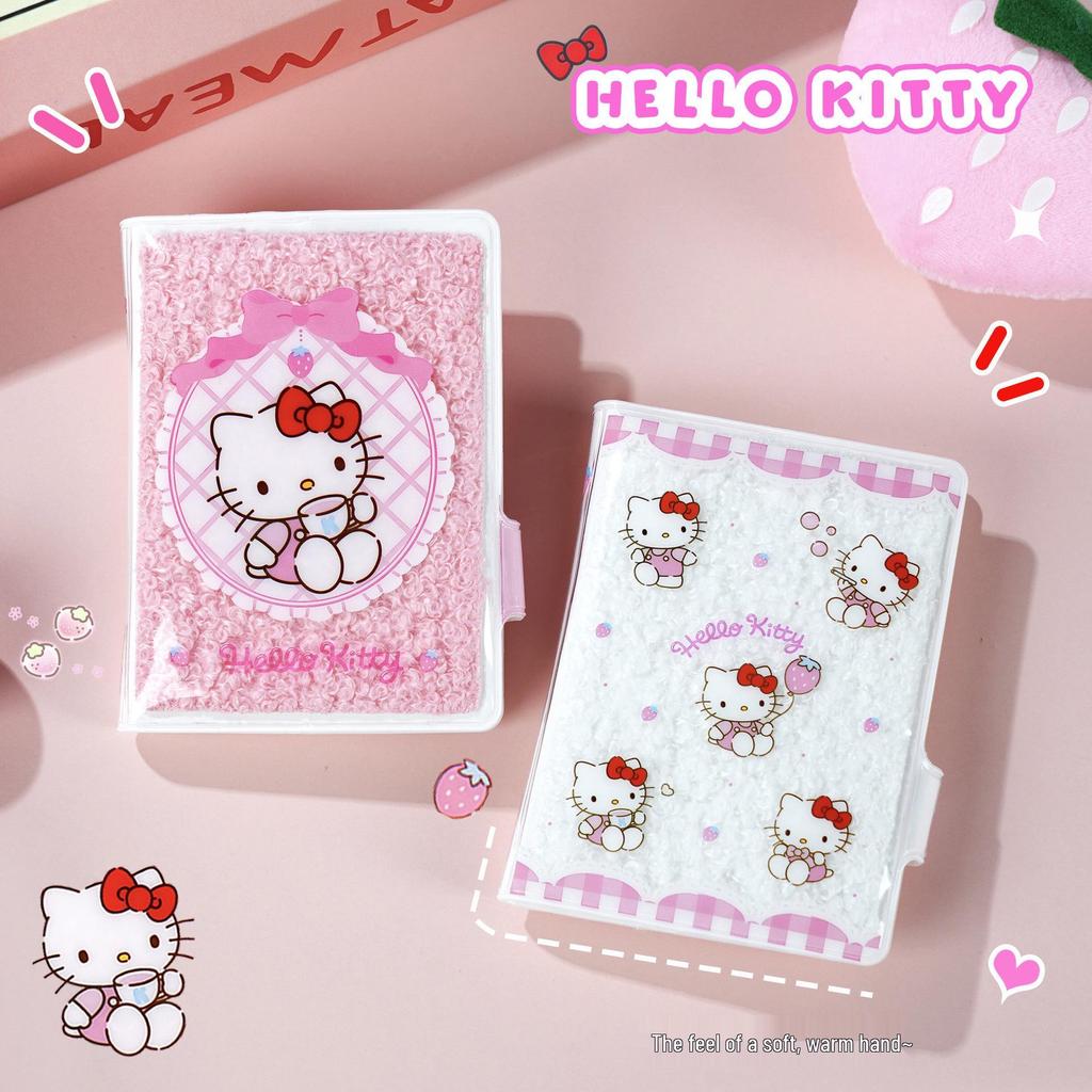 Милый Плюшевый Блокнот Hello Kitty - Милая Гелевая Обложка Студенческий Планировщик Дневник
