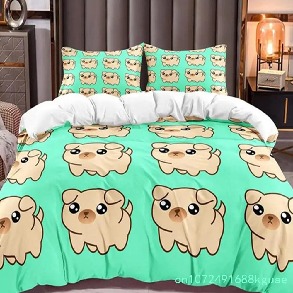 Мультяшный милый поросенок пододеяльник комплект постельного белья Kawaii Animal комплект постельного белья King Microfiber Farmhouse Wildlife Theme одеяло чехол наволочка