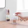Acrylic Transparent Cotton Swab Storage Box Makeup Organizer Storage Box Cotton Swab Cosmetic Box Bathroom Bedroom Storage