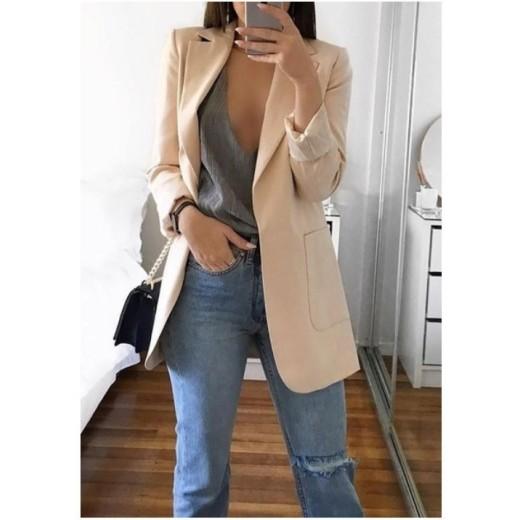 Women's Casual Oversized Long Blazer Cardigan Jacket Coat Autumn Fashion Long Sleeve Cardigan Solid Color Office Ladies Solid Color Blazer Plus Size