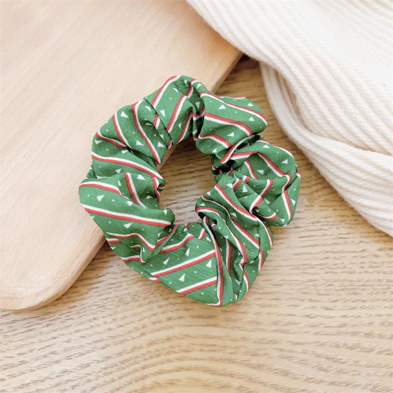 2023 Holiday Scrunchie: High Elastic Fabric Hair Tie for Ponytails