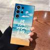 Чехол для телефона Funda для Samsung Galaxy S23 S24 Plus S10 S9 S20 S21 FE Note 20 Ultra 8 9 10 S25 Ultra с рисунком «Морской пейзаж»