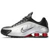 Nike Shox R4 Y2K Retro Running Shoes Comfortable Low-Top Sneakers Unisex Sneakers Silver Black BV1111-008(2024)