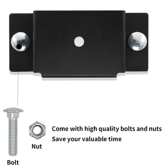 4 шт. кронштейнов для карманов стоек прицепа с винтами, подходят для стоек из древесины 2x4 дюйма, стальных стоек для стоек, прочный металлический бортовой прицеп, хозяйственный столб