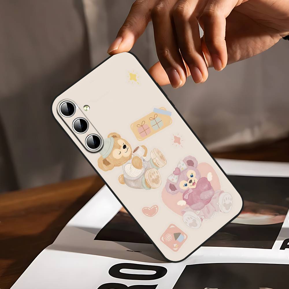 Чехол для телефона D-duffy для Samsung Galaxy S24/S25/S22/S30/Note20/Lite/Ultra/5G/Plus/FE Мягкий черный