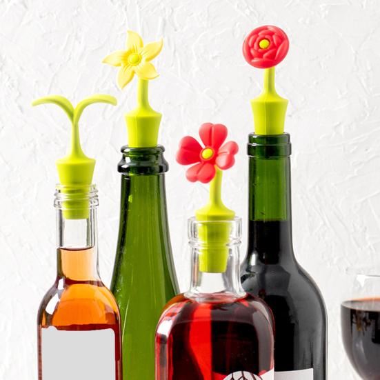 4 шт. пробки для вина, многоразовая крышка для бутылки свежести, пищевая силиконовая бутылка для вина