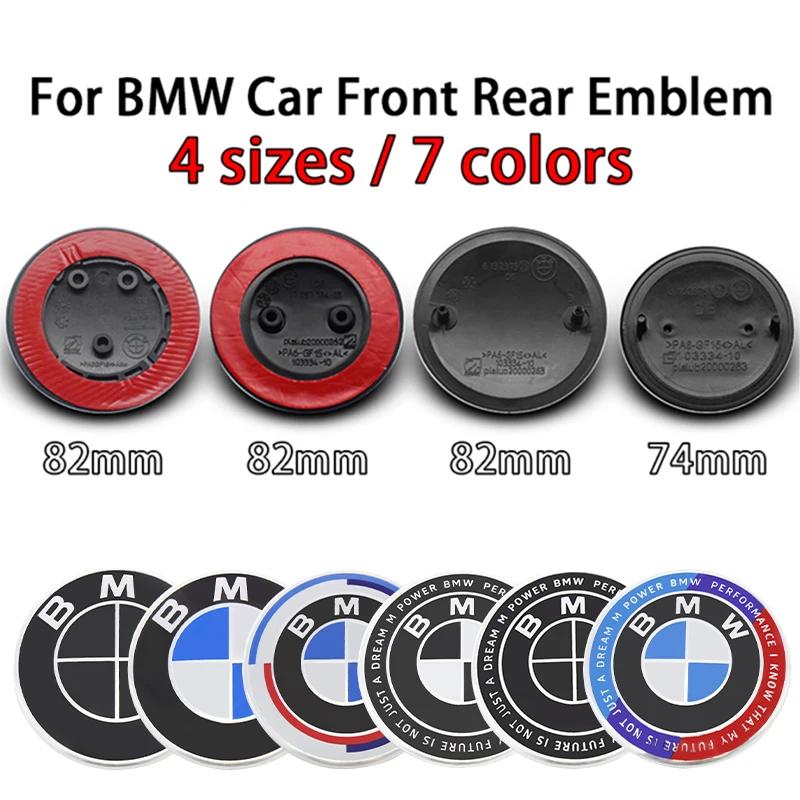 74mm 82mm BMW 50th Anniversary Front Hood Rear Trunk Replacement Emblem Badge Logo Fit E34 E36 E39 E46 E53 E90 F20 X3 X5 X6 CW4