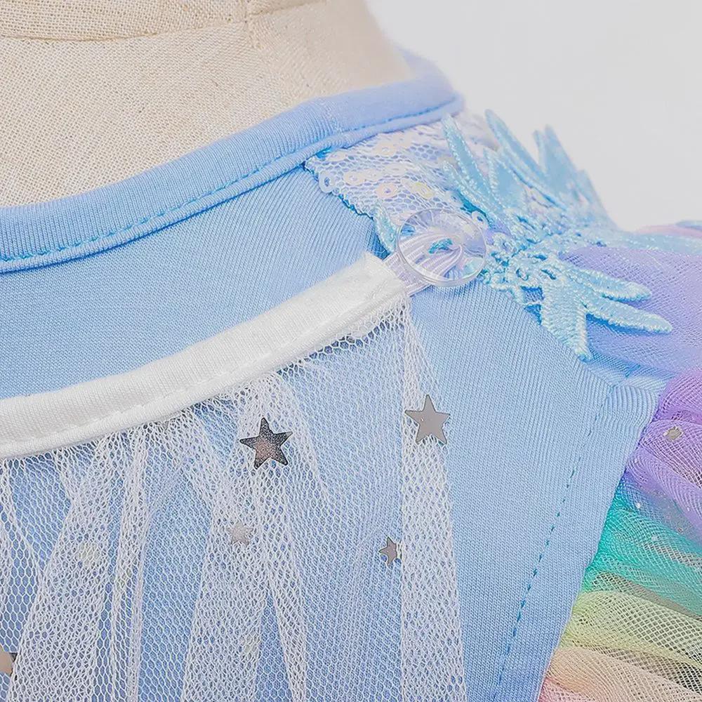 Платье принцессы Эльзы из мультфильма «Холодное сердце» и юбка для выступлений «Единорог» для девочек