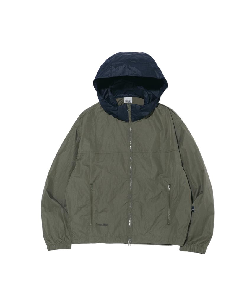 UNIVERSE GARMENT Two-Way Windbreaker Jacket_Khaki