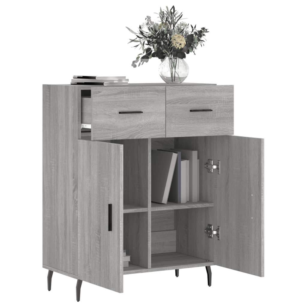 Sideboard Gray Sonoma 69.5 x 34 x 90 cm Particleboard