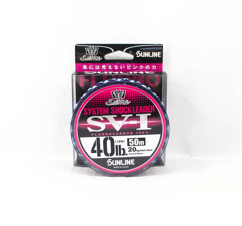 Sunline Фторуглеродный Лидер SV-1 Система Удара 50м #12 40 фунтов 0,570 мм (6671)