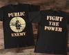 Public Enemy Fight The Power Черная футболка с коротким рукавом Все размеры Унисекс Футболка Унисекс Футболка